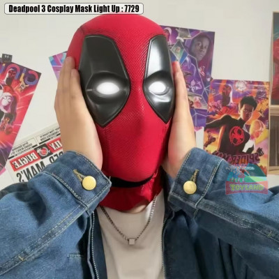 Deadpool 3 Cosplay Mask Light Up : 7729